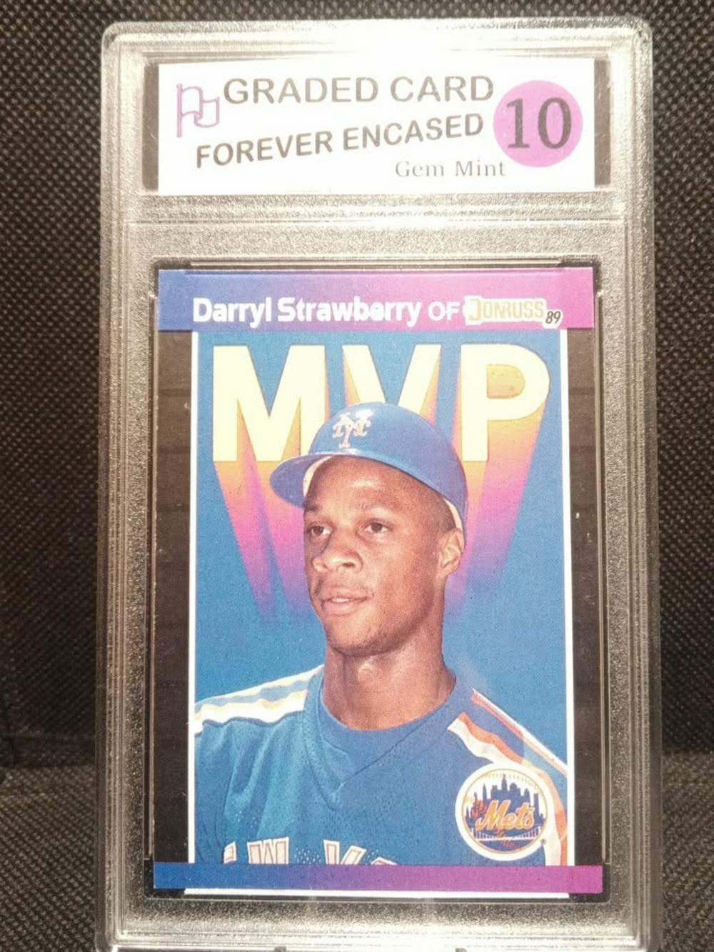 Donruss 1989 Darryl Strawberry MVP Baseball Card - Blue